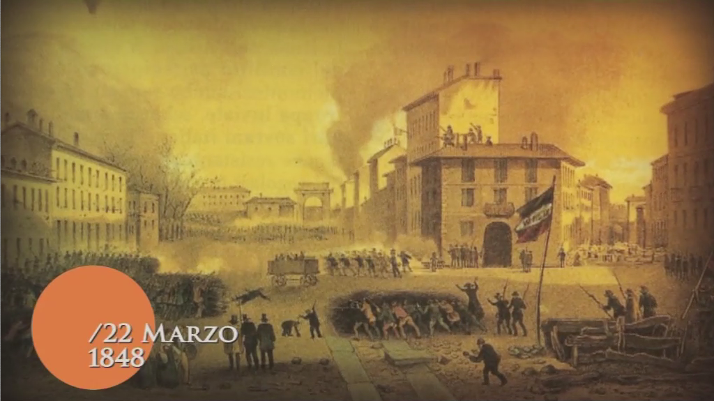 22 marzo 1848: le Cinque Giornate