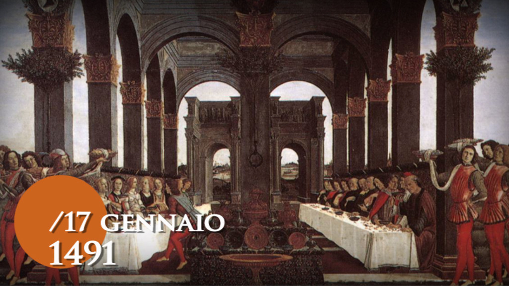 17 gennaio 1491: le nozze del Moro
